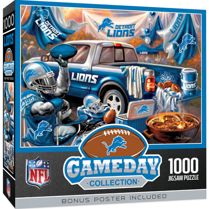 Detroit Lions - Gameday 1000 Piece Jigsaw Puzzle