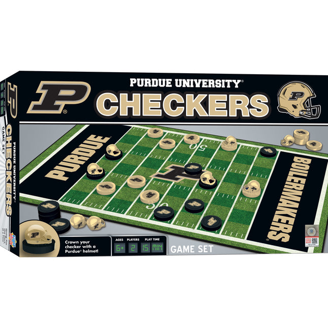 Purdue Boilermakers Checkers Board Game