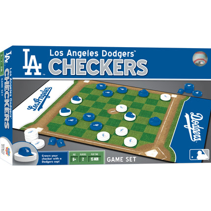 Los Angeles Dodgers Checkers Board Game