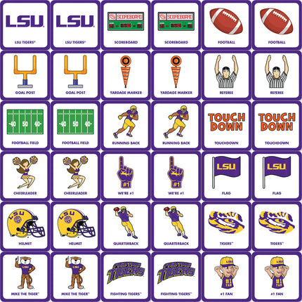 LSU Tigers NCAA Matching Game