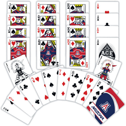 Arizona Wildcats NCAA Playing Cards