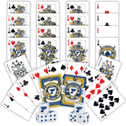 St. Louis Blues NHL 2-pack Playing Cards & Dice Set