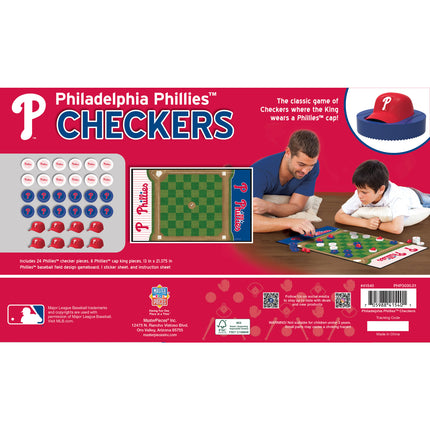 Philadelphia Phillies Checkers Board Game