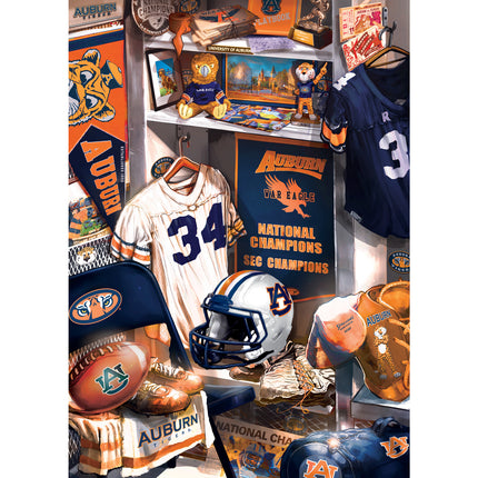 Auburn Tigers NCAA Locker Room 500pc Puzzle