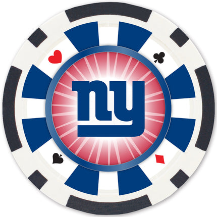 New York Giants NFL Poker Chips 100pc