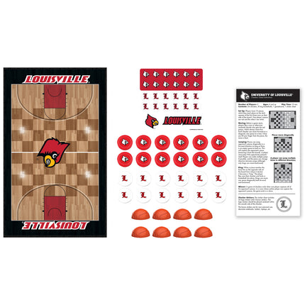 Louisville Cardinals NCAA Checkers