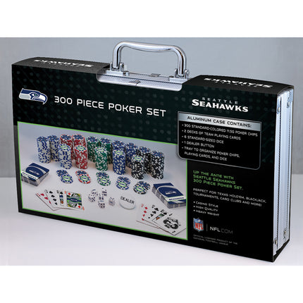 Seattle Seahawks 300 Piece Poker Set