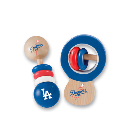 Los Angeles Dodgers - Baby Rattles 2-Pack