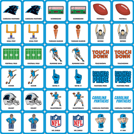 Carolina Panthers NFL Matching Game