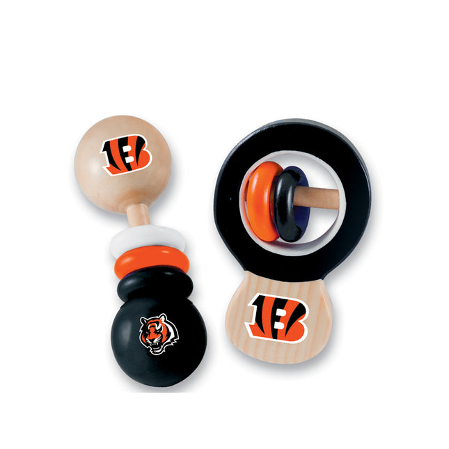 Cincinnati Bengals - Baby Rattles 2-Pack