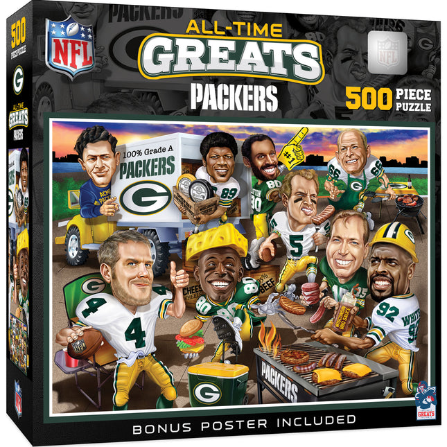 Green Bay Packers - All Time Greats 500 Piece Jigsaw Puzzle