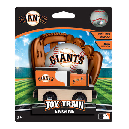 San Francisco Giants MLB Wood Train Engine