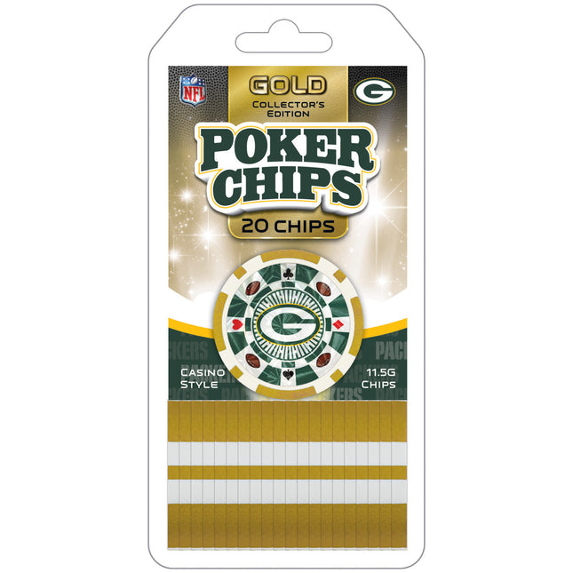 Green Bay Packers 20 Piece Poker Chips