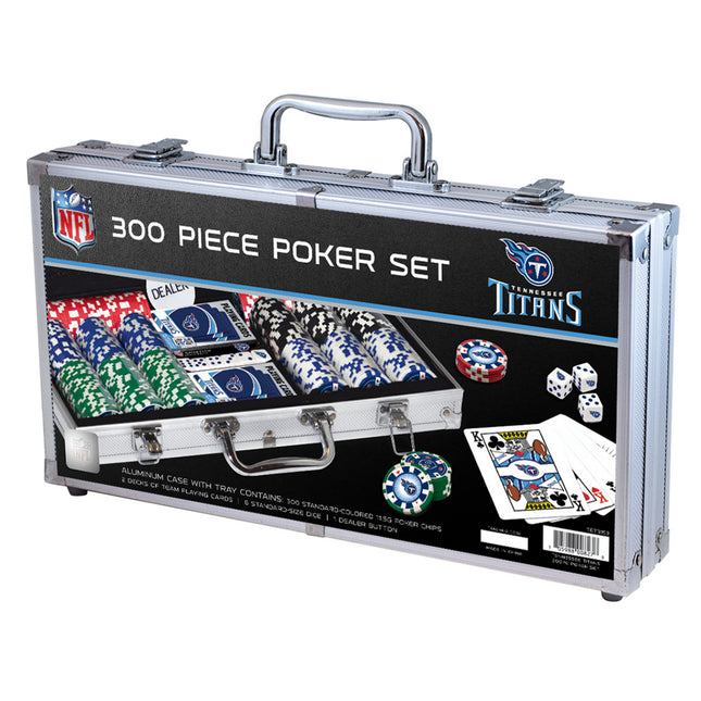 Tennessee Titans 300 Piece Poker Set