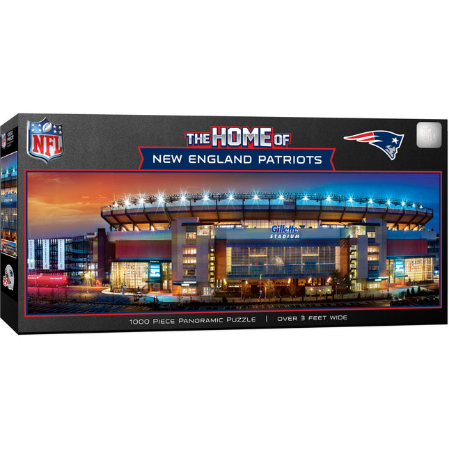 New England Patriots - Stadium View 1000 Piece Panoramic Jigsaw Puzzle