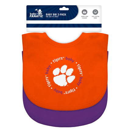 Clemson Tigers NCAA Baby Bibs 2-Pack