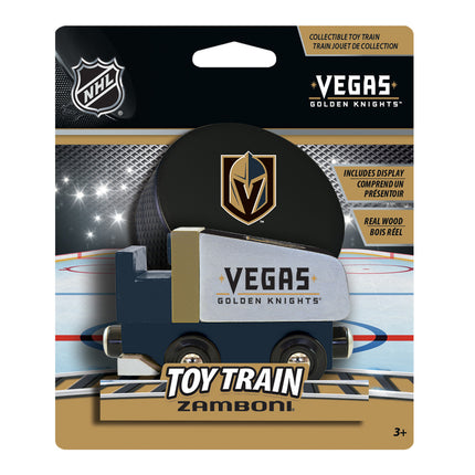 Las Vegas Golden Knights NHL Wood Train Zamboni