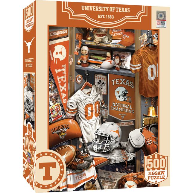 Texas Longhorns - Locker Room 500 Piece Jigsaw Puzzle