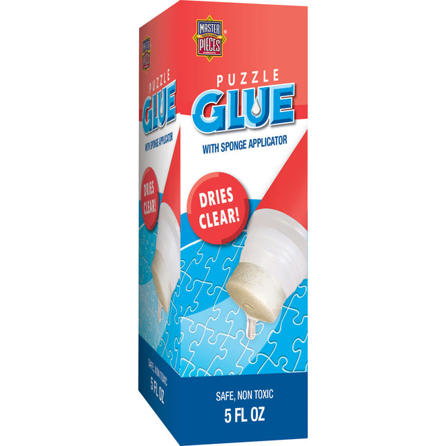 Jigsaw Puzzle Glue with Sponge Applicator - 5 oz