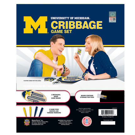 Michigan Wolverines NCAA Cribbage