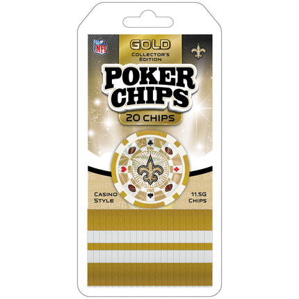 New Orleans Saints 20 Piece Poker Chips