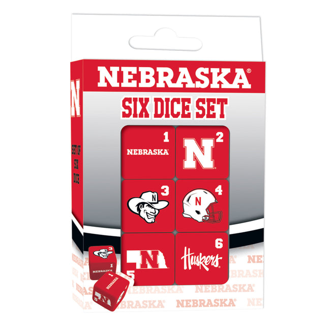 Nebraska Cornhuskers Dice Set