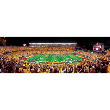 Minnesota Golden Gophers NCAA 1000pc Panoramic Puzzle - Nighttime