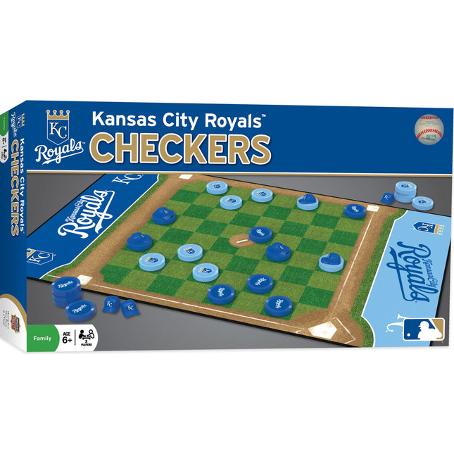 Kansas City Royals Checkers Board Game