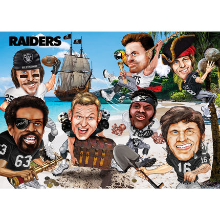 Las Vegas Raiders NFL All-Time Greats 500pc Puzzle