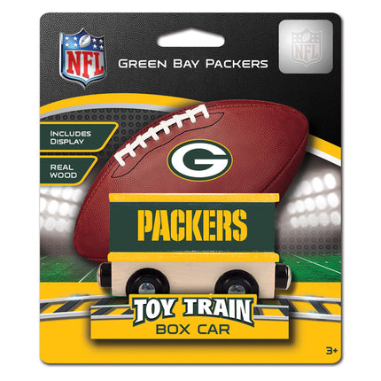 Green Bay Packers NFL Wood Box Train Car