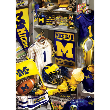 Michigan Wolverines NCAA Locker Room 500pc Puzzle