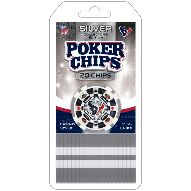 Houston Texans 20 Piece Poker Chips