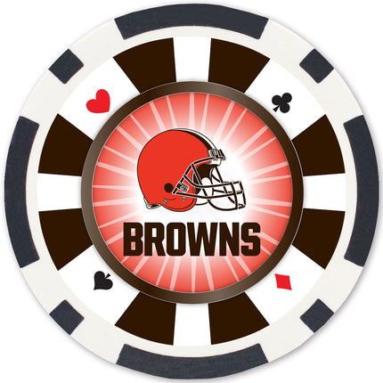 Cleveland Browns NFL Poker Chips 100pc