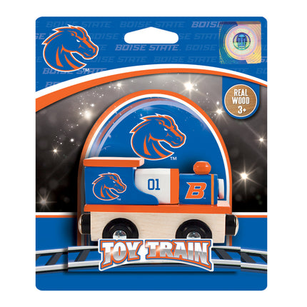 Boise State Broncos NCAA Wood Train Engine