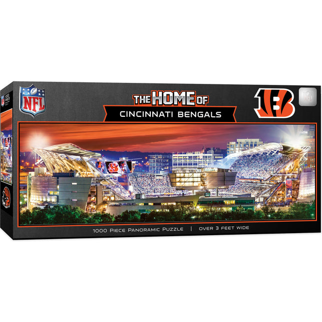 Cincinnati Bengals - Stadium View 1000 Piece Panoramic Jigsaw Puzzle