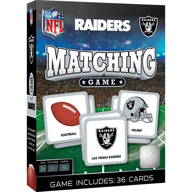 Las Vegas Raiders Matching Game