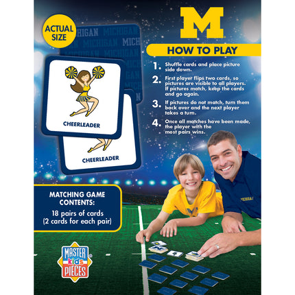 Michigan Wolverines Matching Game