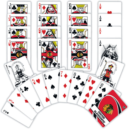 Chicago Blackhawks NHL Playing Cards