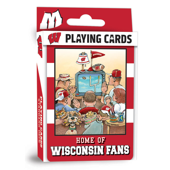 Wisconsin Badgers Fan Deck Playing Cards - 54 Card Deck