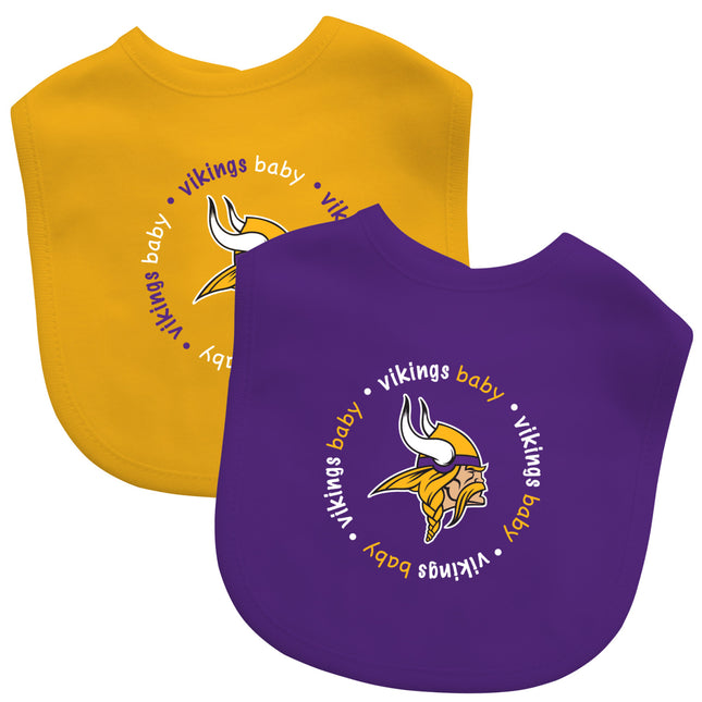 Minnesota Vikings - Baby Bibs 2-Pack