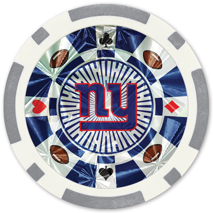 New York Giants NFL Poker Chips 20pc