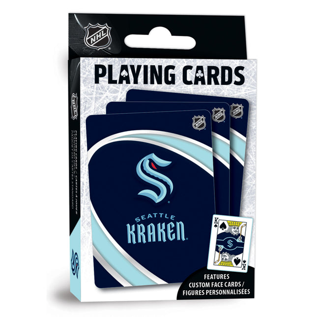 Seattle Kraken Playing Cards - 54 Card Deck