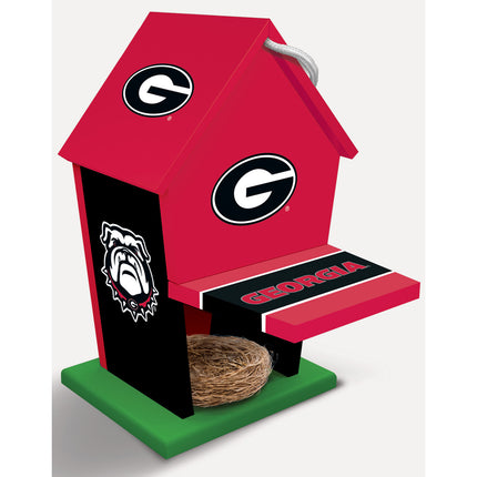 Georgia Bulldogs NCAA Birdhouse