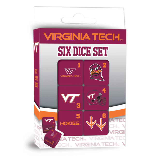 Virginia Tech Hokies Dice Set - 19mm