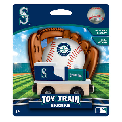 Seattle Mariners MLB Wood Train Engine