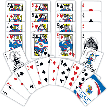 Kansas Jayhawks NCAA Playing Cards