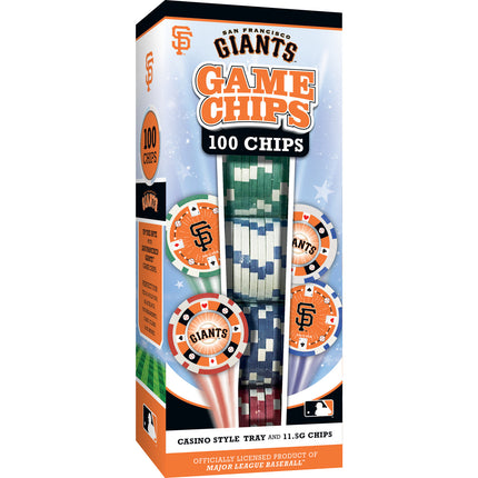 San Francisco Giants 100 Piece Poker Chips