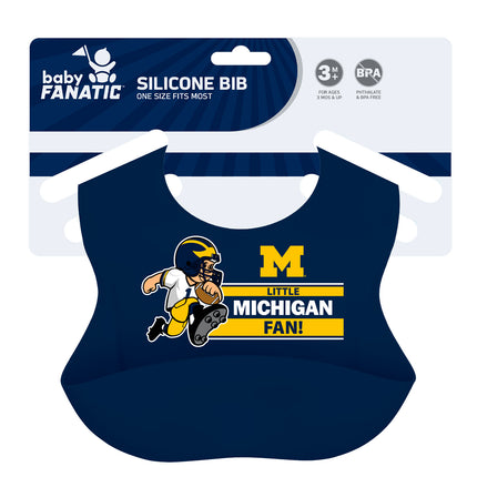 Michigan Wolverines NCAA Silicone Bib