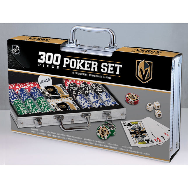 Las Vegas Golden Knights 300 Piece Poker Set