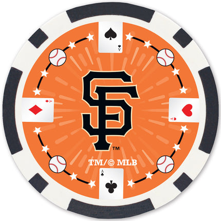 San Francisco Giants 100 Piece Poker Chips